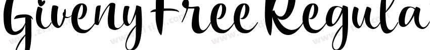 Giveny Free Regular字体转换